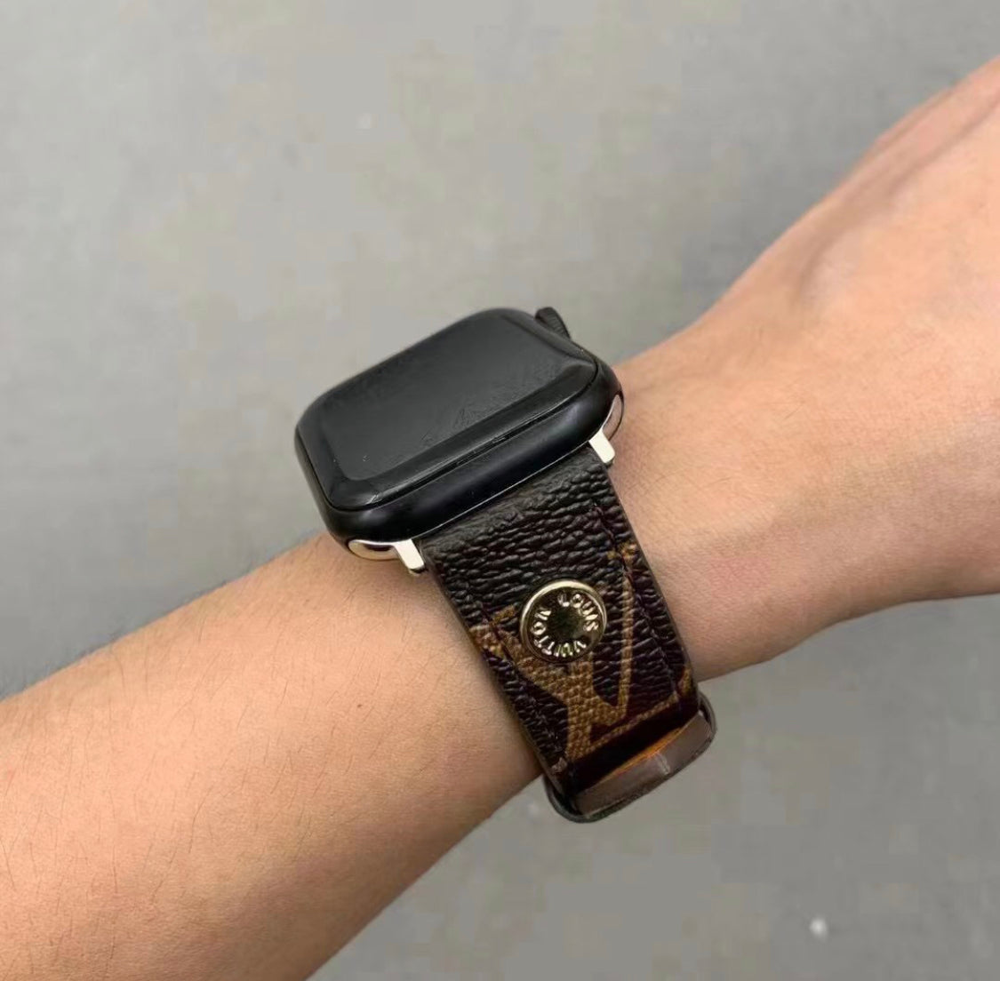 Lv New leather apple watch band