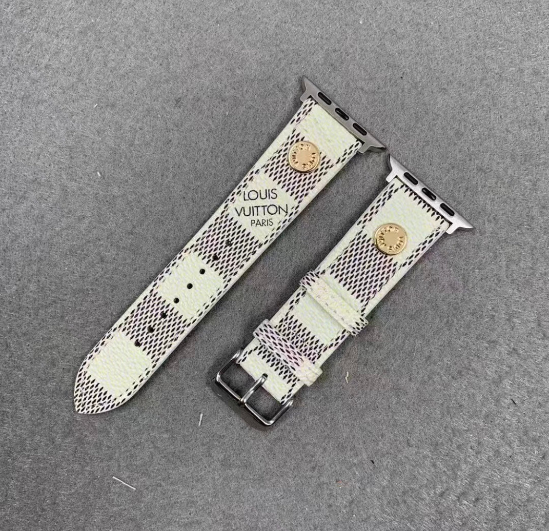 Lv New leather apple watch band